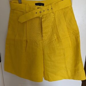 Banana Republic linen Bermuda shorts